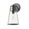 Hello Honey® Robert Stevenson Lighting Jaxon Brushed Nickel Metal & Seedy Glass Outdoor Wall Sconce